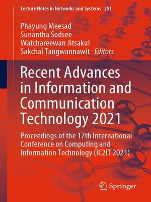 cover image of Recent Advances in Information and Communication Technology 2021